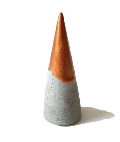 Concrete Ring Cone - Copper Tip