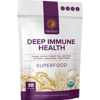 Deep Immune Health Organic Mushroom Extract Powder 45g (1.06oz)