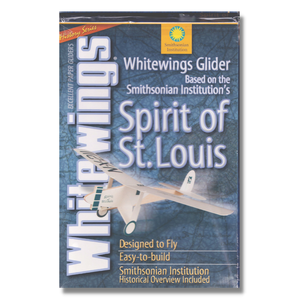 whitewings spirit of st Louis excellent paper glider Smithsonian institutions historical series. Aviation history of flight