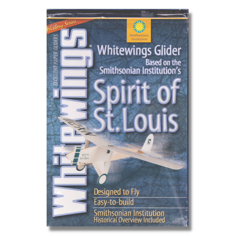 whitewings spirit of st Louis excellent paper glider Smithsonian institutions historical series. Aviation history of flight