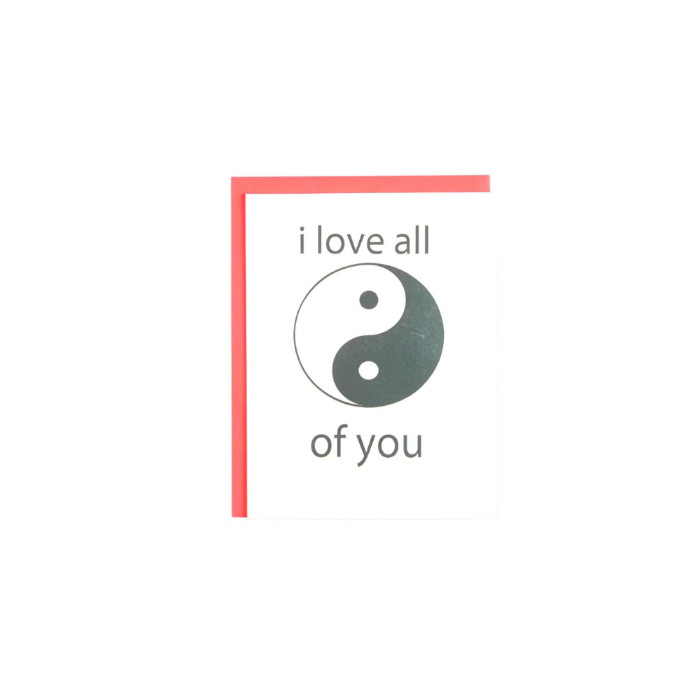 Love & Friendship | Yin Yang Greeting Card