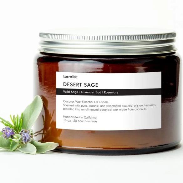 Desert Sage Plant-Based, Coconut Wax Candle (3 sizes)