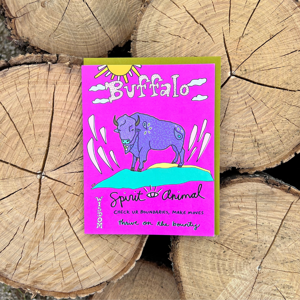 Spirit Animal | Buffalo Greeting Card