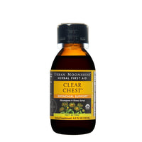 Urban Moonshine herbal first aid clear chest bronchial support elecampane and honey syrup fast acting herbal supplement 4.2 oz bottle at shop reap and sow