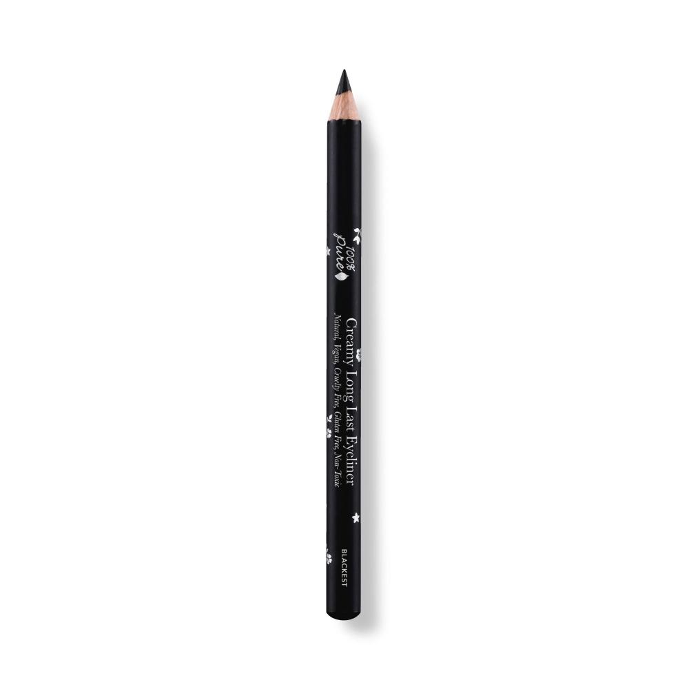 Creamy Long Lasting Eyeliner in color blackest. Its Natural, Vegan, Cruelty-Free, Gluten-Free and Non-Toxic
