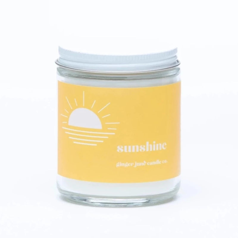 sunshine soy candle by ginger june candle co available at Reap & Sow
