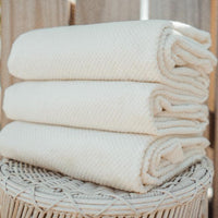 Stack of Anact Hemp Towels. Size 55" x 28" Quick drying, Ultra absorbent, Sustainable  zero waste planet friendly