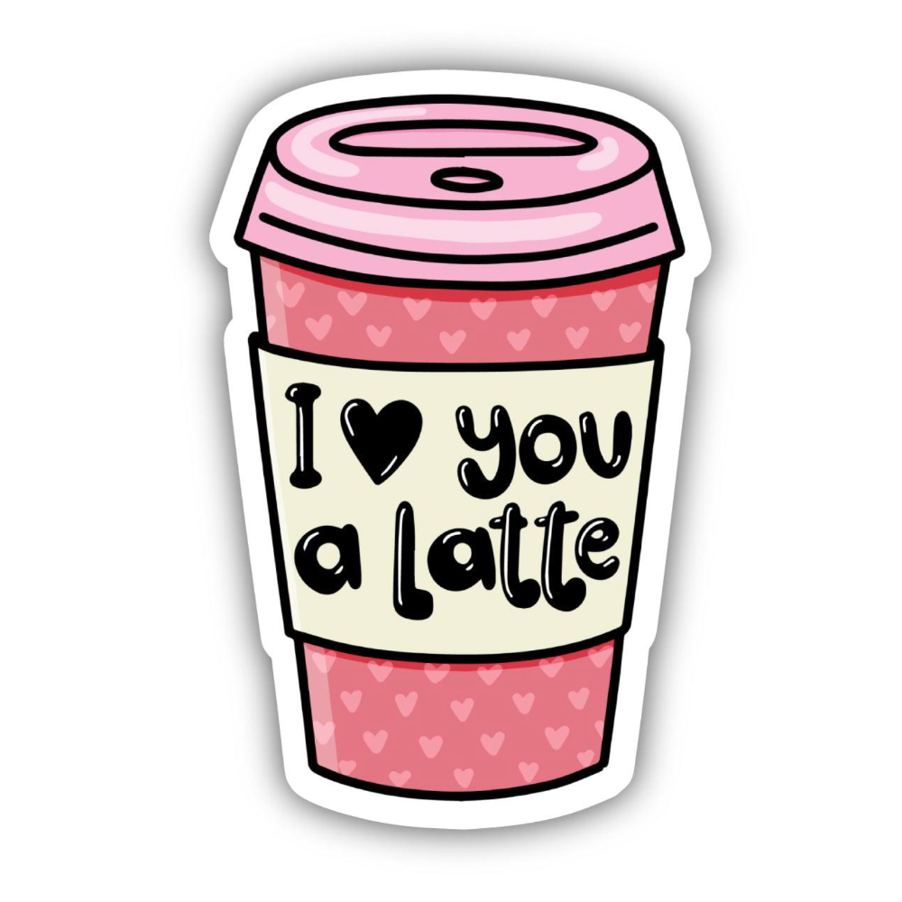 Sticker | I Love You Latte