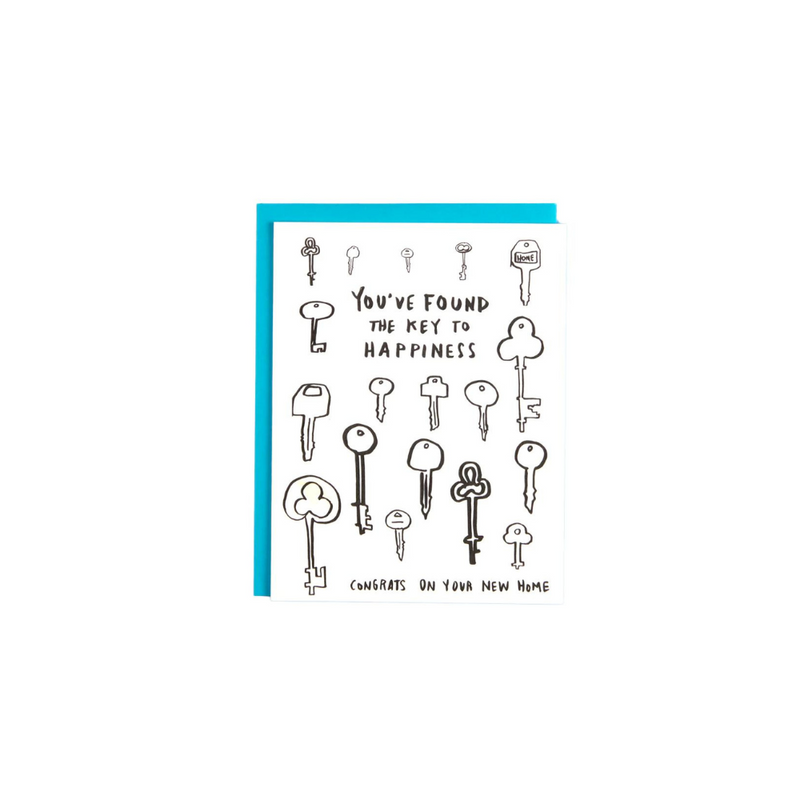 New Home | Keys to Happiness Greeting Card