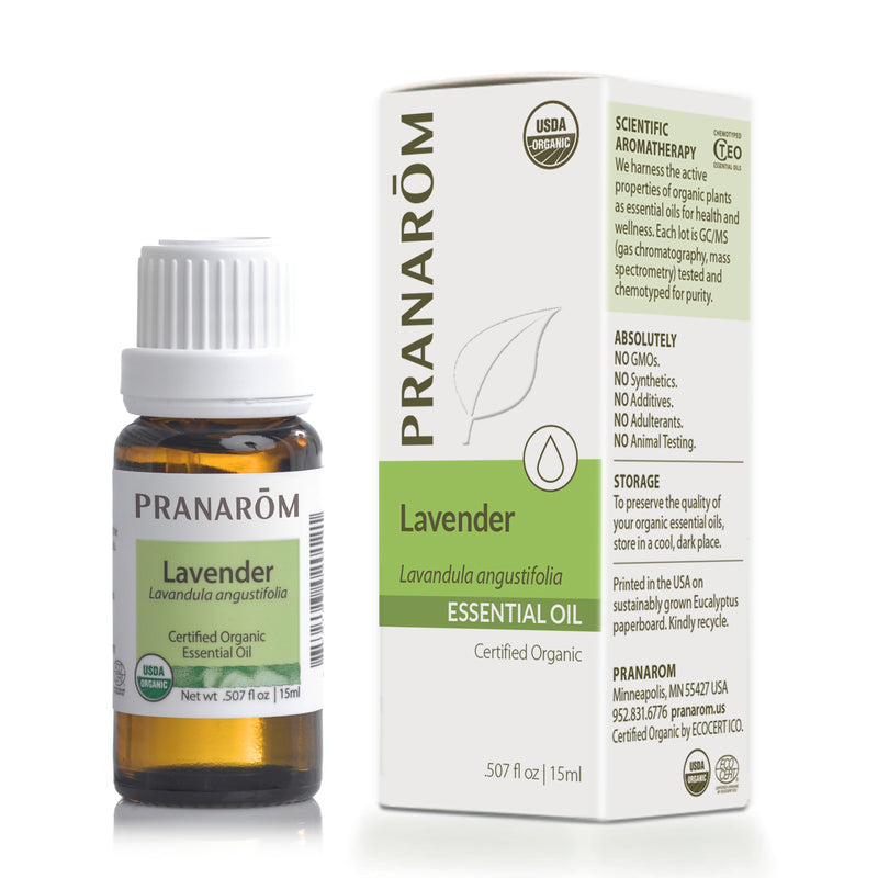 Pranarom Lavender Essential Oil (15Ml) - 100% Pure Natural Therapeutic  Grade Essential Oil USDA Certified Organic