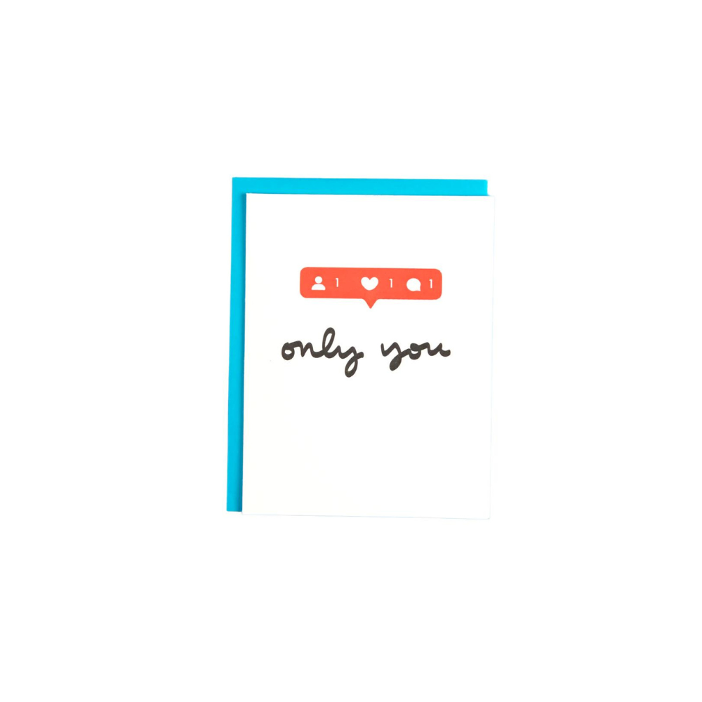 Love & Friendship | Only You Greeting Card