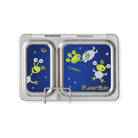 Planetbox stainless steel zero-waste shuttle lunchbox magnets. aliens. Shop reap and sow  