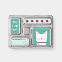Planetbox stainless steel zero-waste ROVER lunchbox magnets. cats. Shop reap and sow  