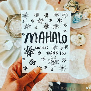 Thank You | Mahalo Greeting Card