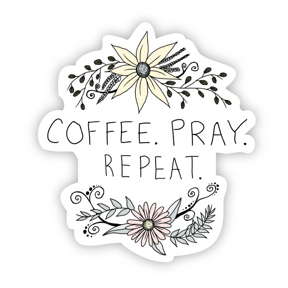 Sticker | Coffee, Pray, Repeat