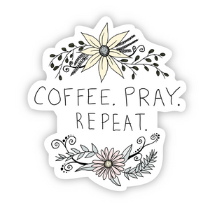 Sticker | Coffee, Pray, Repeat