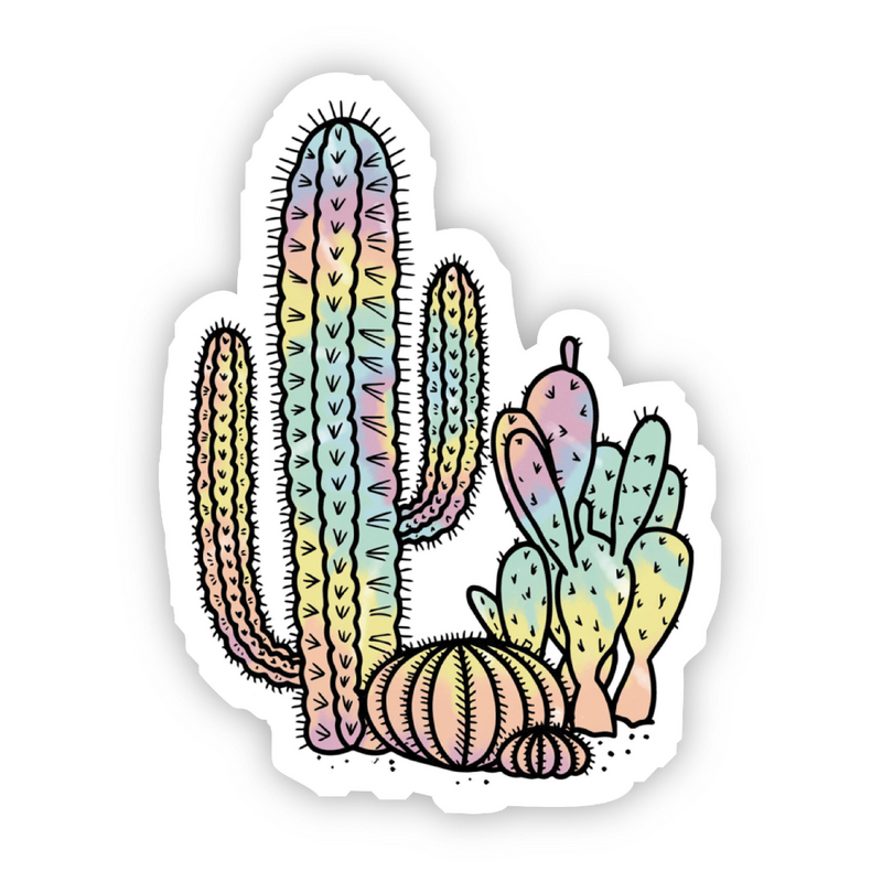 Sticker | Tie-Dye Cacti