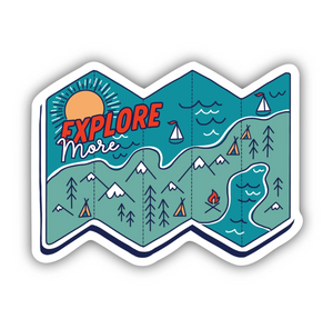 Sticker | Explore More Map
