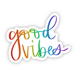 Sticker | Good Vibes Rainbow