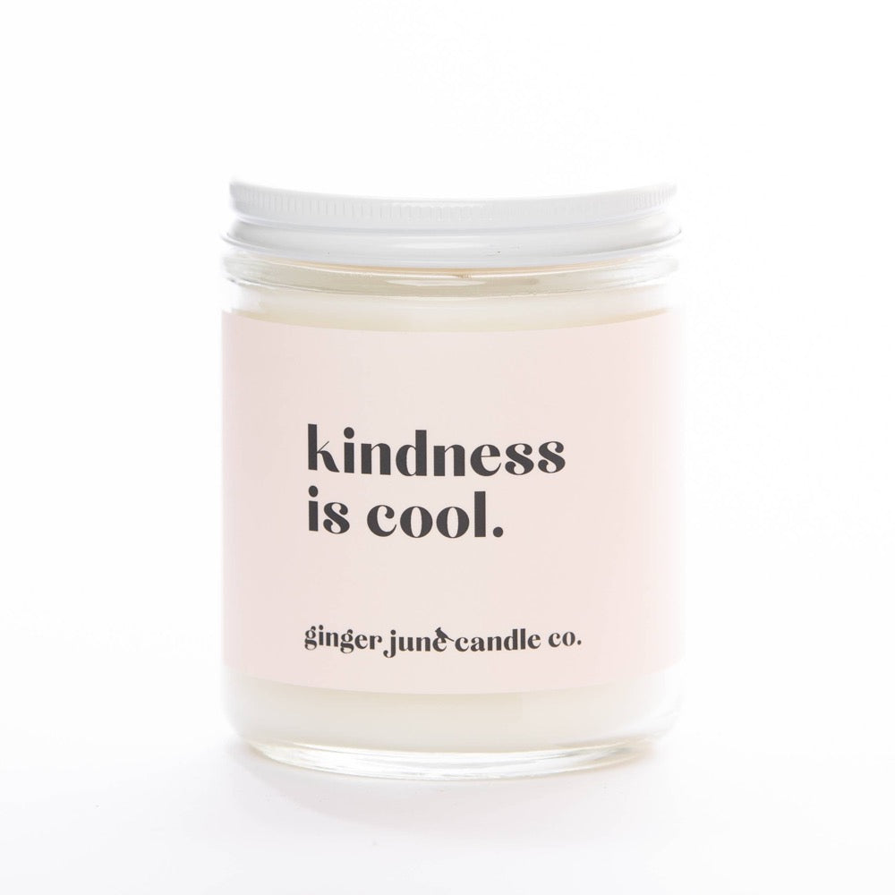 KINDNESS IS COOL  • Conversational Soy Candle