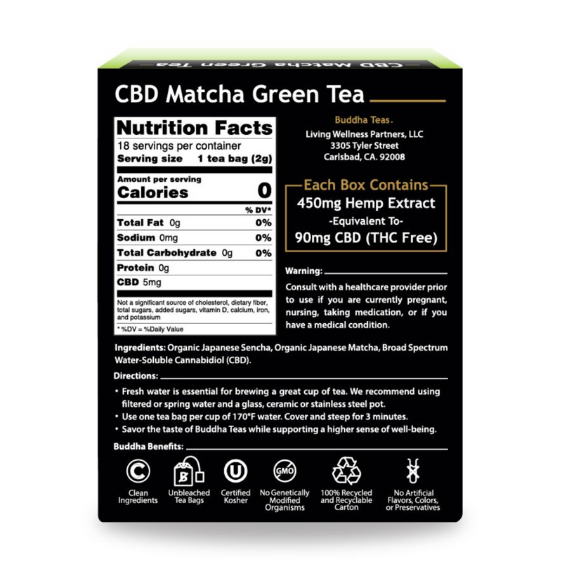 Matcha Green CBD Tea