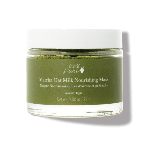 Matcha Oat Milk Nourishing Face Mask Powder  by 100% Pure.  Natural and Vegan at Reap & Sow Apothecary Oceanside, CA