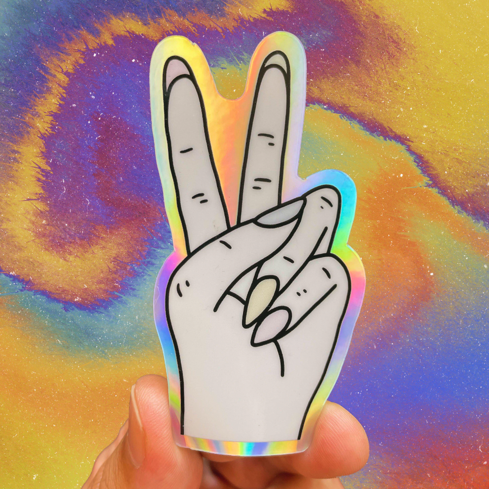 Sticker | Peace Sign Holographic
