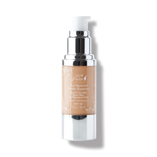 Fruit Pigmented Full Coverage Healthy Foundation. PEACH BISQUE Medium olive undertone. Vegan, Clean Beauty Reap & Sow