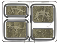 Planetbox stainless steel zero-waste Launch lunchbox magnets. fossils paleo dinosaurs jurassic T-rex Pterodactyls. Shop reap and sow
