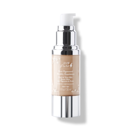 Fruit Pigmented Full Coverage Healthy Foundation. SAND, Light medium neutral undertone.  Vegan, Clean Beauty Reap & Sow