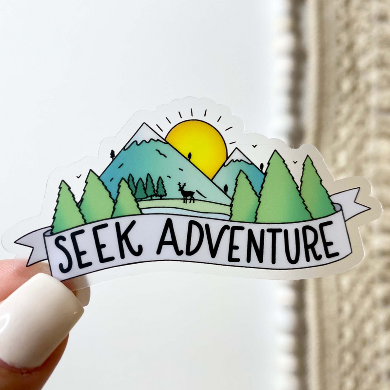 Sticker | Seek Adventure Outdoors Clear