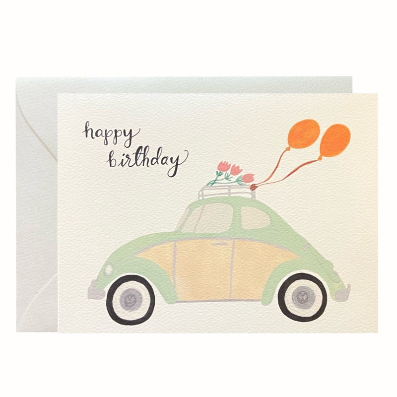 Birthday | Love Bug VW Happy Birthday Greeting Card