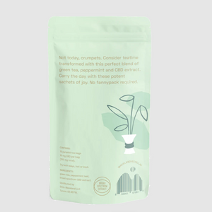 Waveland | Green Tea + Peppermint CBD Tea (15 Bags)