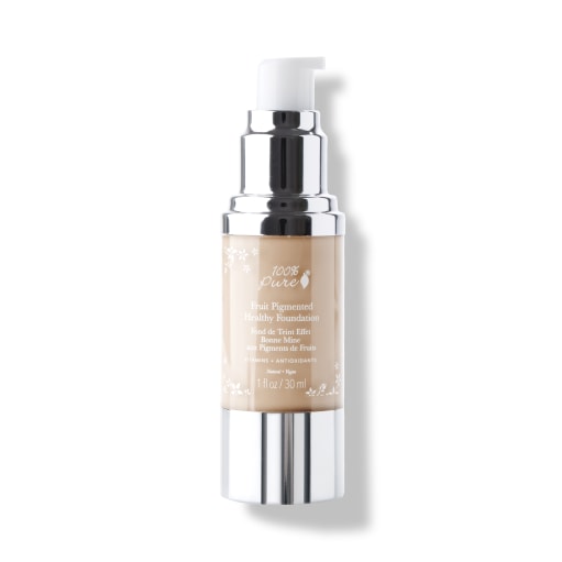 Fruit Pigmented Full Coverage Healthy Foundation. WHITE PEACH Light with warm undertone. Vegan, Clean Beauty Reap & Sow